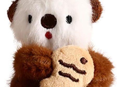 Plush Keychain Otter Charm for Women Teens & Animal Lovers | for Handbags Purses Backpacks & Car Keys | Birthday Gift