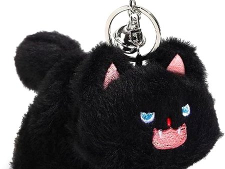 Cat Keychain Plush Black Cat Gifts Cute Keychains for Women Cat Lovers Gifts For Women Kawaii Cat Mom Backpack Accessories Bag Charms Halloween Keychain Christmas Gifts For Cat Lovers Kawaii Stuff