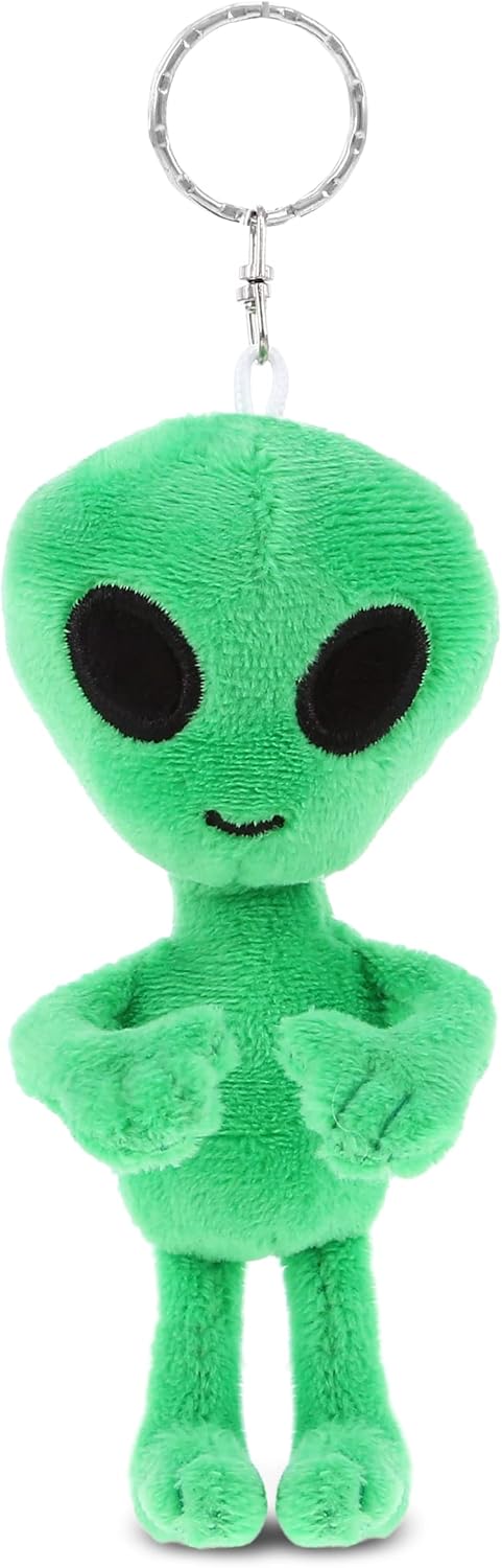 Alien Plush Keychain Stuffed Figure Toy for Kids Bag, Purse, Backpack, Handbag