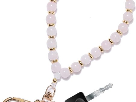 Beaded Keychain Wristlet 14k Gold Wrist Keychain Bracelet Cute Keychain Accessories Car Key Chain Bracelet for Women