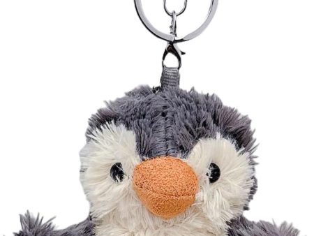 Cute Penguin Plush Keychain for Backpack, 4.5" Inch Penguin Bag Charms, Key Chain Accessories for Women Cat Gift