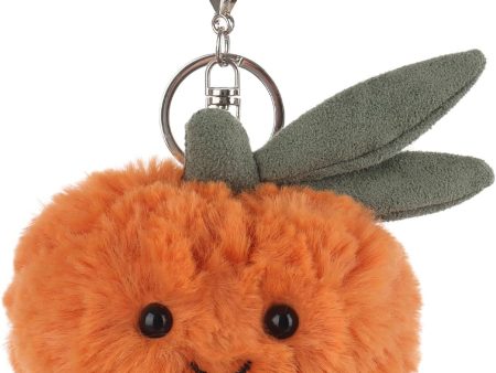 Apricot Lamb Orange Cute Food Plushies Keychain, Soft Stuffed Plush Keychain Toys for Kids’ Backpack, Purse